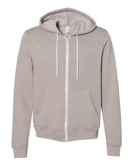 BELLA + CANVAS-Unisex Sponge Fleece Full-Zip Hoodie-3739